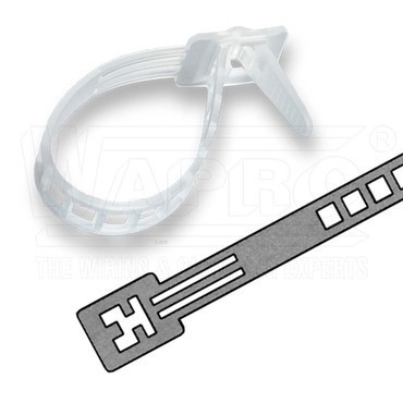 wpr1416 WT-SST-140 vázací pásky rozdělávací z měkkého materiálu SOFT STRAP, 142 x 8,5 mm, přírodní