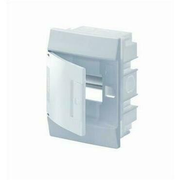 Rozvodnice zápustná ABB 1SLM004100A1100, IP41/4M, bez. N/PE, plná dvířka