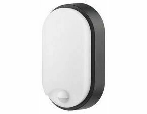 LED svítidlo stropní GREENLUX DITA OVAL B 12W PIR CCT, senzor, černá