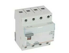 Chránič čtyřpolový LEGRAND 411814 TX3 CHRÁN. 4P 25A 30MA F