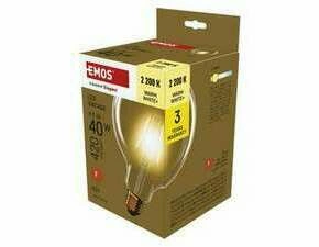 EMOS Z58032 LED VNT G125 4,5W(40W) 420lm E27 WW+