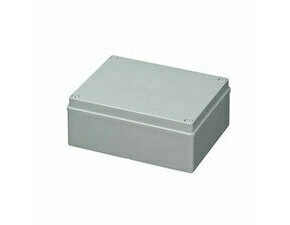 HLS HL 410C10 Rozbočovací krabice na omítku, upevnění víka - šroubování, IP56, 460x380x120mm, šedá
