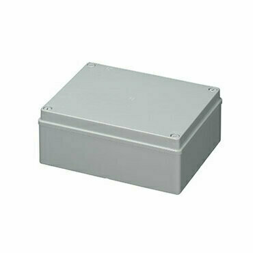 HLS HL 410C7 Rozbočovací krabice na omítku, upevnění víka - šroubování, IP56, 240x190x90mm, šedá