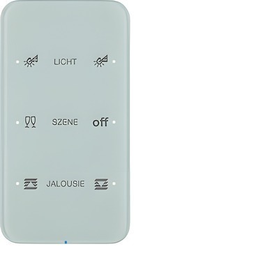 HAG 75143160 Dotykový sensor 3-násobný komfort, Berker R.1, sklo, bílá