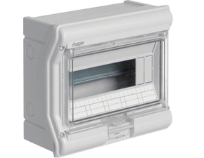 Rozvodnice nástěnná HAG VE110L, vector II, IP65, 1-řadá, 8+2