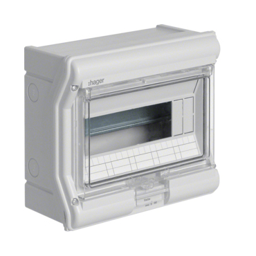 Rozvodnice nástěnná HAG VE110L, vector II, IP65, 1-řadá, 8+2