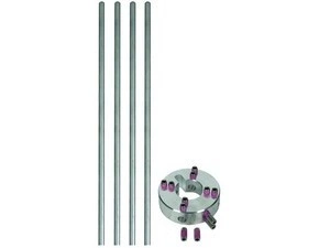 DEHN 819183  Upevňovací set pro stranový jímač 4 jímače  Alu D=10mm L=530mm DEHN DEHN