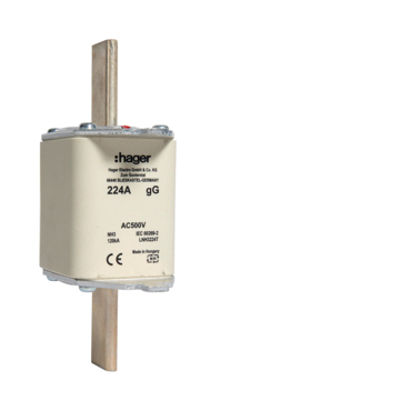 HAG LNH3224M Pojistka nožová NH3C gG 500V 224A dvojitá signalizace