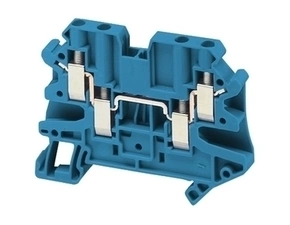 SCHN NSYTRV44BL Šroubová svorka, 4 body, 4mm2 modrá (obj. mn. 50ks)