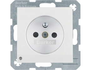 HAG 6765108989 Zásuvka se zemnicím kolíkem a LED orientační kontrolkou, 16 A, 250 V ~, šroubovací sv