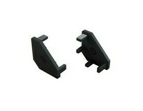 Koncovka profilu GREENLUX EC-PROFIL AJAR 2IN1 BLACK  (12-1502-01)