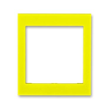 Kryt rámečku ABB Levit 3901H-A00355 64, žlutá, s otvorem 55x55, střední