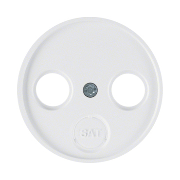 HAG 12032089 Centrální díl pro anténní zásuvku s dvěma nebo třemi otvory, Berker R.1/R.3/R.classic,