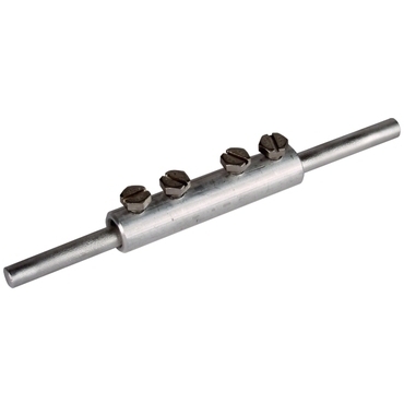 DEHN 385213  Válcová spojka, Al, pro prům. 8mm se čtyřmi šrouby M6x8mm DEHN DEHN