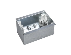 SIMON KGH601/8 Základna krabice podlahové ocelové KGH, do litých podlah, 6 přístrojů K45, ocel