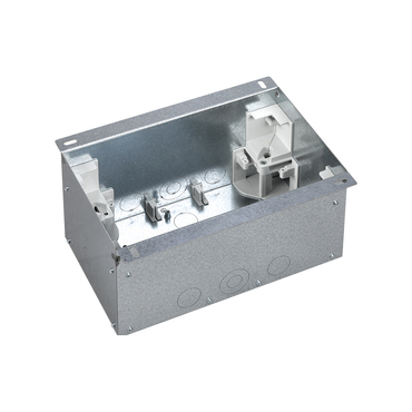 SIMON KGH601/8 Základna krabice podlahové ocelové KGH, do litých podlah, 6 přístrojů K45, ocel