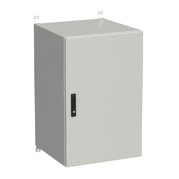 Rozvaděč nástěnný SOLARIX LC-20-21U-66-22-G, 19", 21U, 600x600 mm, plechové dveře, zámek, venkovní