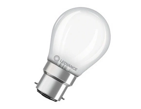 LED žárovka LEDVANCE LED CLP40DIM 4.8W 827 FILFR B22D P, matná, stmívatelná