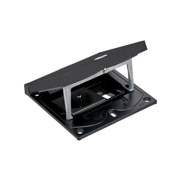 SIMON KFH121/74 Vklad krabice podlahové ocelové KGT, 1 zásuvka silová K45 (typ E) a prázdný prostor