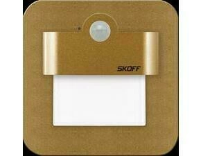 LED svítidlo orientační SKOFF Salsa 120 Senzor Light 10 V DC 1,0 W IP20 LED 3000K 120o mosaz