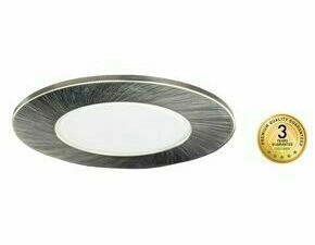 Svítidlo LED vestavné GREENLUX LED BONO-R matný chrom 5W 3CCT