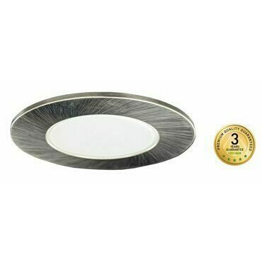 LED svítidlo vestavné GREENLUX LED BONO-R MATT CHROME 5W 3CCT