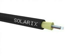 Kabel optický SOLARIX SXKO-DROP-12-OS-LSOH-BOX, 12vl, Singlemode, 9/125, OS, 3,8mm, LSOH, Eca, 500m