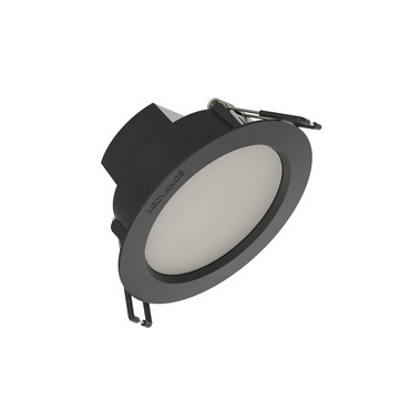 LED svítidlo vestavné LEDVANCE DL IP44 DN 90 4W 830 440LM BK