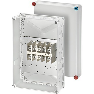 HEN K 7052 Svorkovnicová rozvodnice 5 pólová, 160A, IP 65, pro kabely 2x 10-95mm2, CU/AL