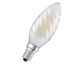 LED žárovka svíčka LEDVANCE LEDCCLBW40D 3,4W/940 230VGLFRE14FS1, matná, stmívatelná