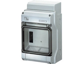 HEN KV PC 9106 Jističová skříň 1x 6 modulů pro nechráněnou venkovní instalaci, se svorkovnicí PE/N,