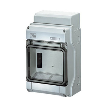HEN KV PC 9106 Jističová skříň 1x 6 modulů pro nechráněnou venkovní instalaci, se svorkovnicí PE/N,