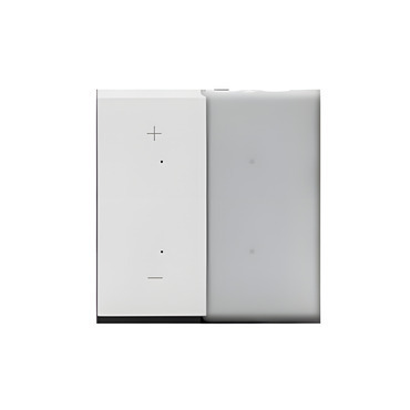 Kryt SIMON 55 TKE24/114, pro elektronické spínače a ovladače, 1/2násobný, levostranný, světle šedá