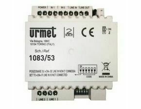URMET 1083/50 Interface pro 2 vstupy a 4 stoupačky, 10 DIN modulů