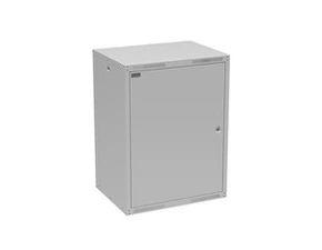 Rozvaděč nástěnný SOLARIX GrandND-16U-645-21-G, 19", 16U, RAL 7035, 600x450 mm, plechové dveře