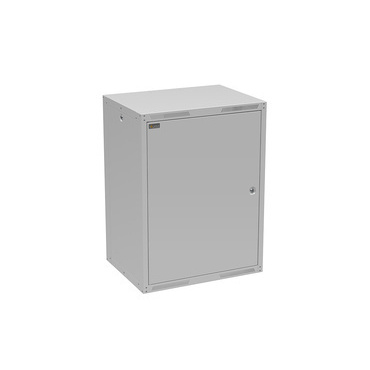 Rozvaděč nástěnný SOLARIX GrandND-16U-645-21-G, 19", 16U, RAL 7035, 600x450 mm, plechové dveře