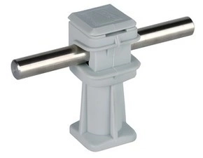 DEHN 204004  Podpěra vedení snap, plast šedý H 36mm, pro prům. 8mm, se závitem M8 DEHN DEHN