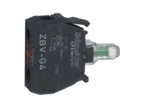 SCHN ZBVG4 Objímka LED, 110...120V, rudá