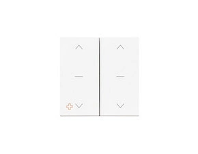 Kryt SIMON TKZW2/AB111, s piktogramem 2 násobný pro přístroje SZW2M, SZP2M, bílá antibakteriální