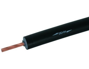 DEHN 819131  Vodič HVI long, D 20mm, černý volitelná délky v rozsahu 6 - 70 m, po 0,5 m   CENA Z DEH DEHN