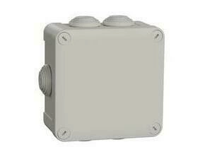 SCHN ENN05205 Mureva - instalační krabice IP55 se svorkovnicí 105 x 105 x 55, RAL 3000, průchodky