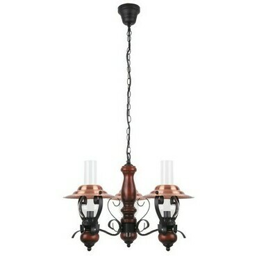 Lustr Enna černá E14 3×40W RABALUX 7860