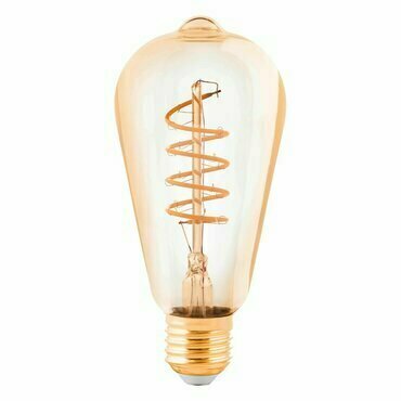 LED žárovka EGLO LM-E27-LED ST64 4W 2000K AMBER 1STK