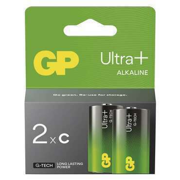 Baterie alkalická GP ULTRA B03312 PLUS C (LR14) 2PP