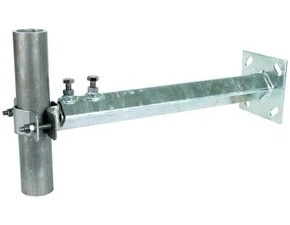 DEHN 105343  Úchyt na stěnu FeZn/nerez pro trubky D 40-50mm odstup od stěny nastavitelný 400-700 DEH DEHN