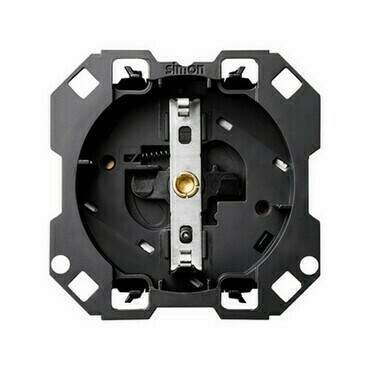Zásuvka Schuko SIMON 10000432-039, (mechanismus, bez montážního rámečku),