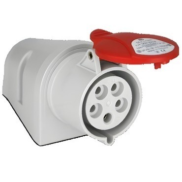 Nástěnná zásuvka 400V SEZ IZN 1653 400 V, IP 44, 16 A, 5-pól