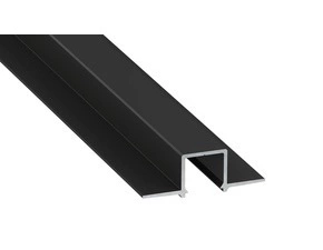 LED profil GREENLUX AL-PROFIL GAUDI BLACK 1M (10-0965-10)