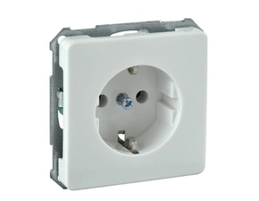 SCHN 205004 ELSO - zásuvka SCHUKO, 250V, 16A, čistě bílá