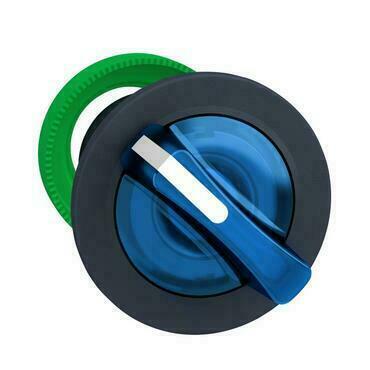 SCHN ZB5FK1263 Zapuštěné provedení, Otočný ovládač prosvětlený, Modrý, 2 pozice pevné